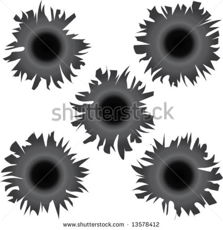 Bullet Hole Vector