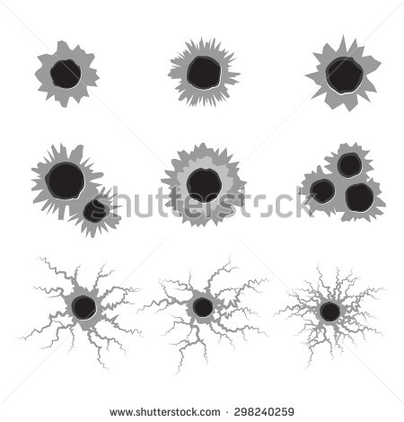 Bullet Hole Vector