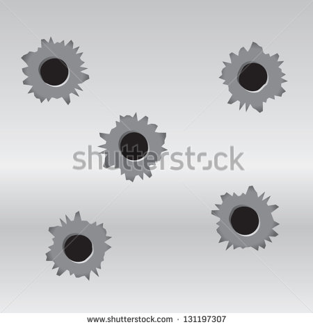 Bullet Hole Vector