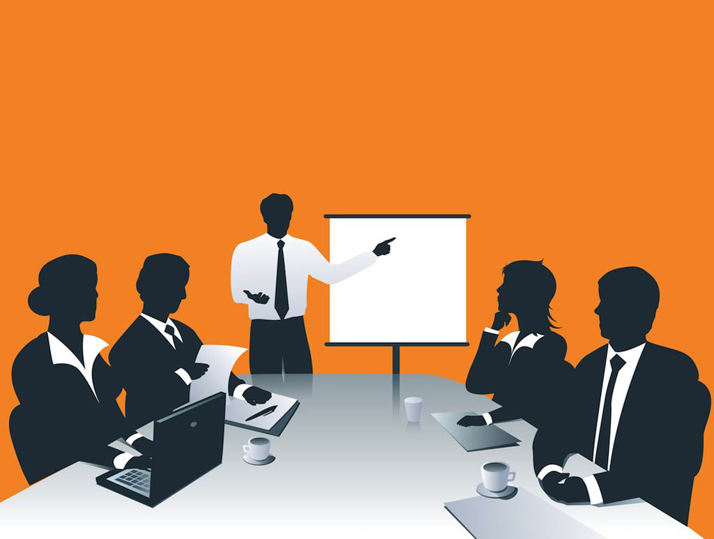 Business Presentation Meeting Conference Clip Art
