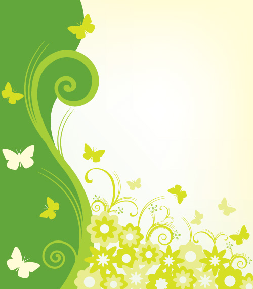 Butterfly Green Images Flower Graphics