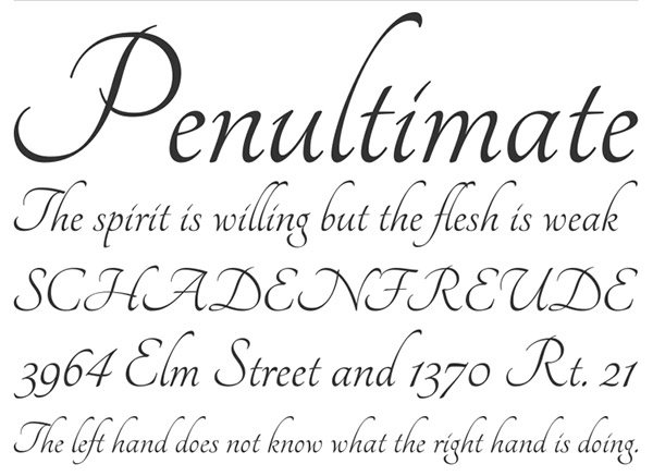 Calligraphy Fonts