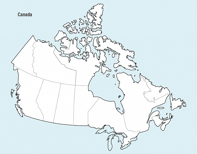 Canada Vector Map