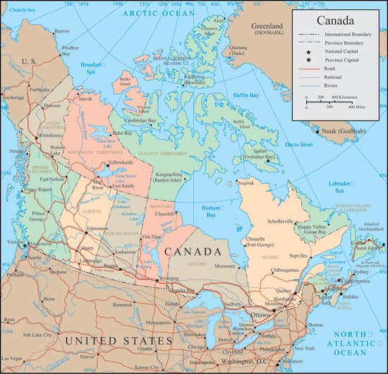 Canada Vector Map