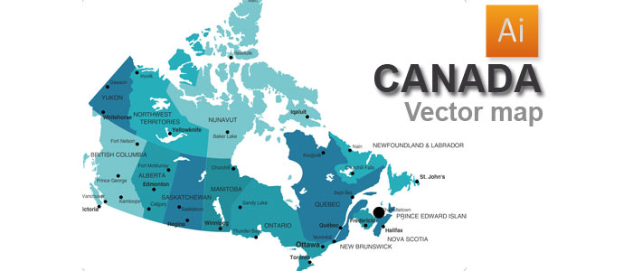 Canada Vector Map