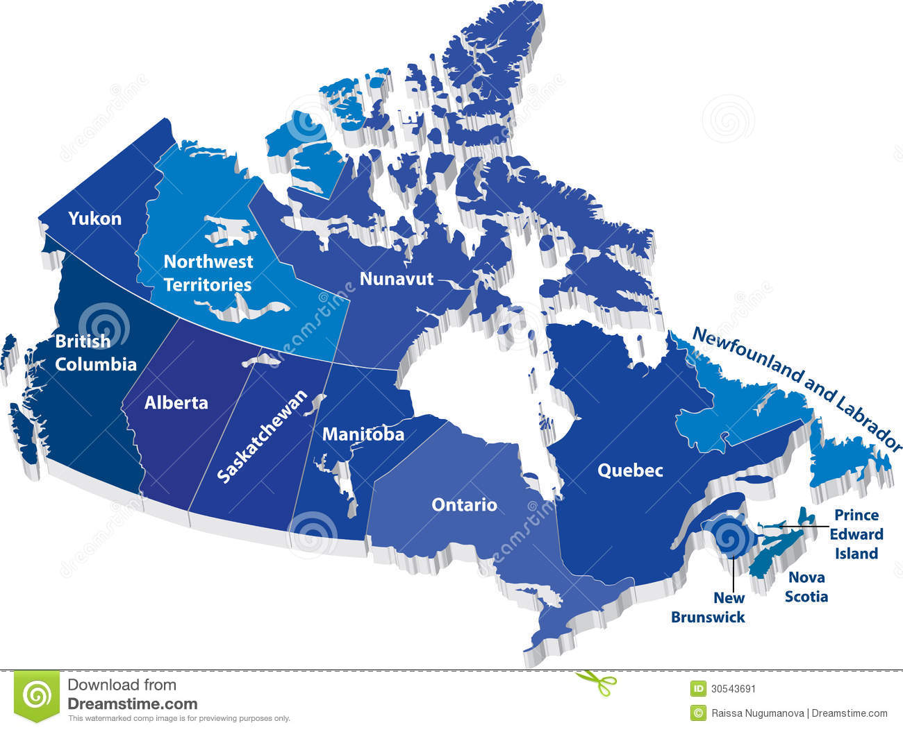 Canada Vector Map