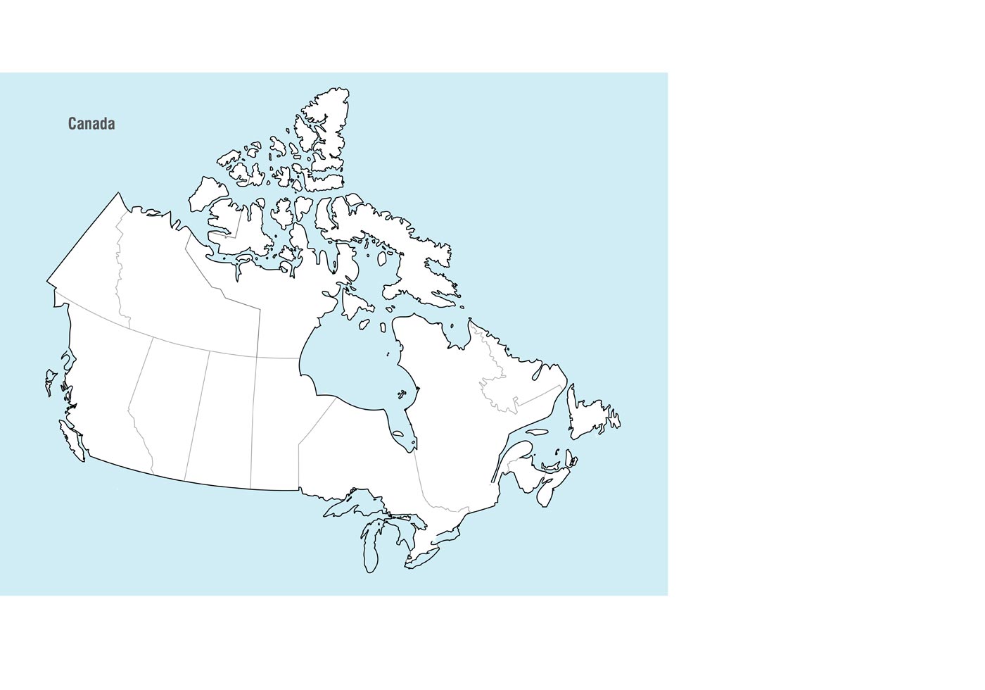 Canada Vector Map