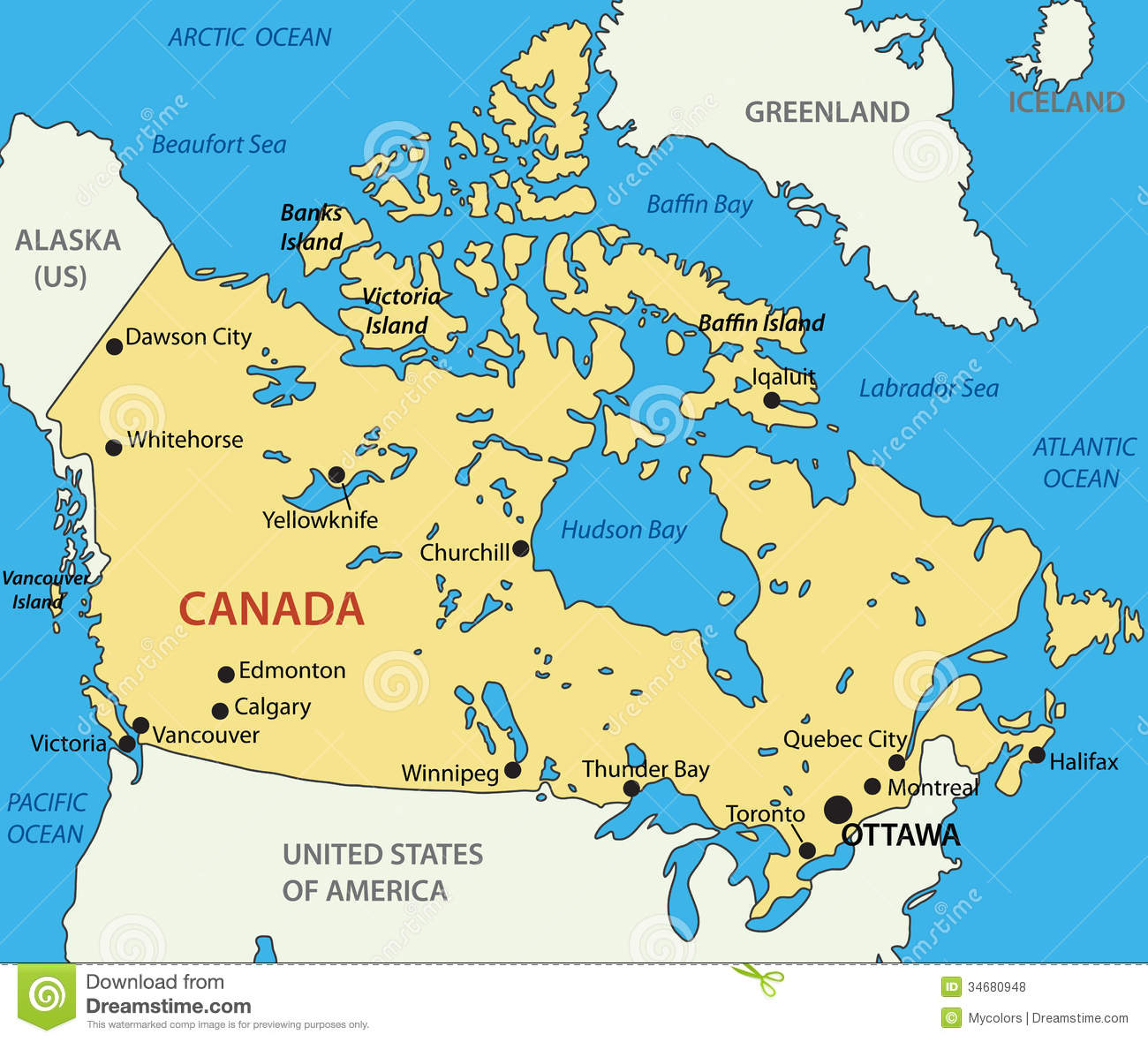 Canada Vector Map