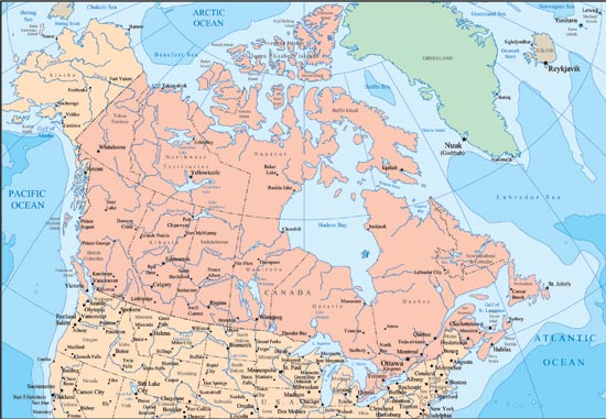 Canada Vector Map Canada Vector Map