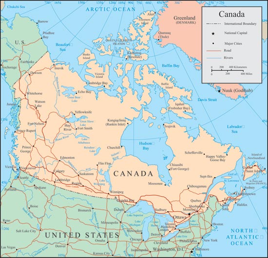 Canada Vector Map