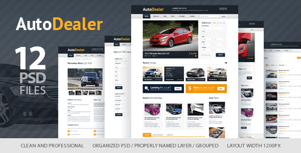 Car Dealer Website Templates