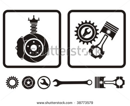 Car Engine Repair Clip Art