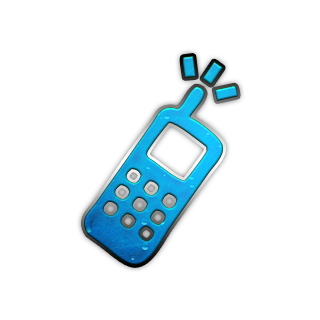 Cartoon Cell Phone Icon