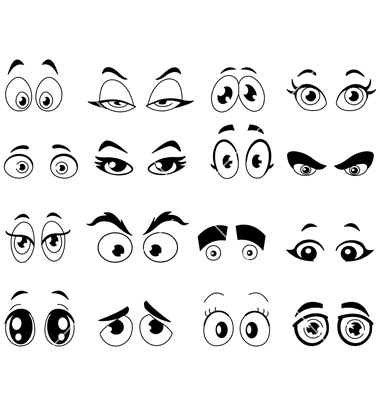 13 Free Vector Cartoon Eyes Images - Cartoon Eyes Vectors, Cartoon Eye  Vector Graphics and Cartoon Eyes Clip Art / 