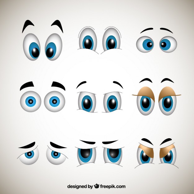 Cartoon Eyes Vectors