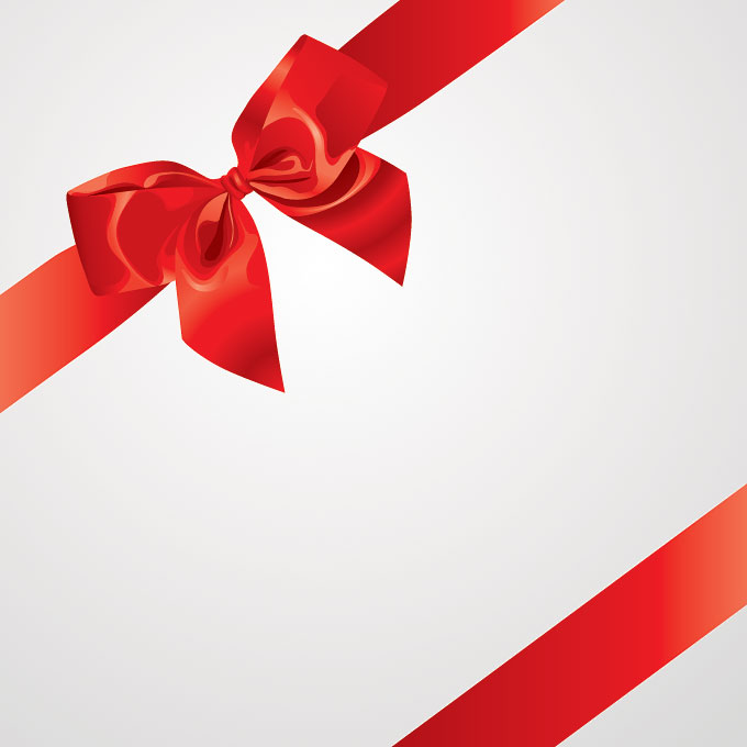 Christmas Bow Vector Christmas Bow Vector