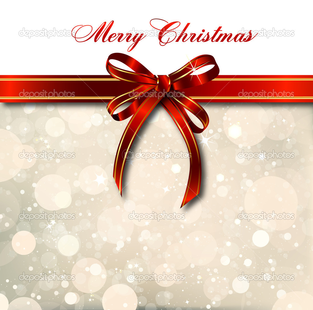 Christmas Bow Vector Christmas Bow Vector