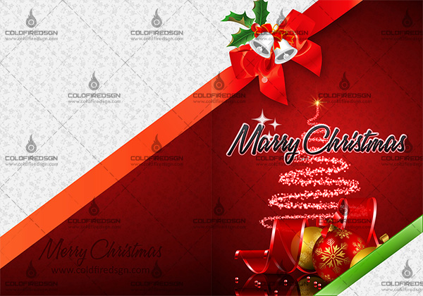 Christmas Card PSD Template