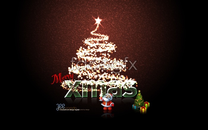Christmas Photoshop Backgrounds PSD Files