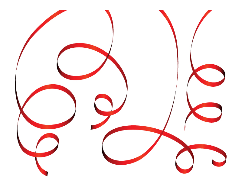 Christmas Ribbon Vector Free Christmas Ribbon Vector Free