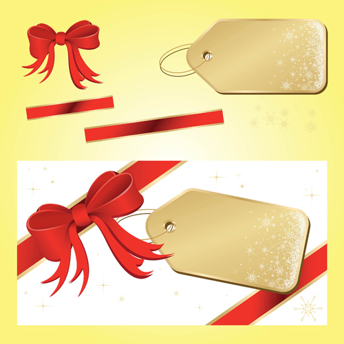 Christmas Ribbon Vector Free Christmas Ribbon Vector Free