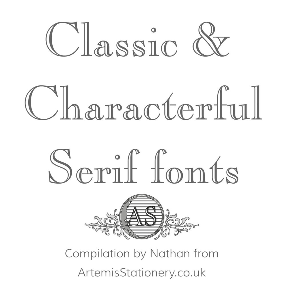 Classic Serif Fonts