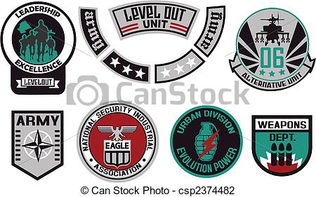 Clip Art Military Emblems and Logos