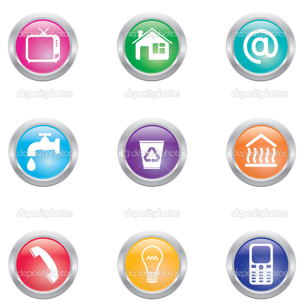 Clip Art Utility Bills Icons