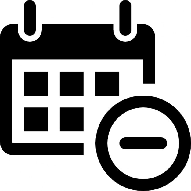 Clock with Calendar Icon