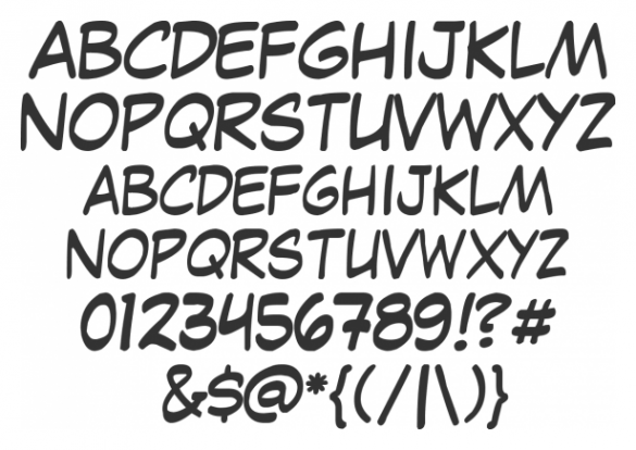 Comic Book Fonts Free