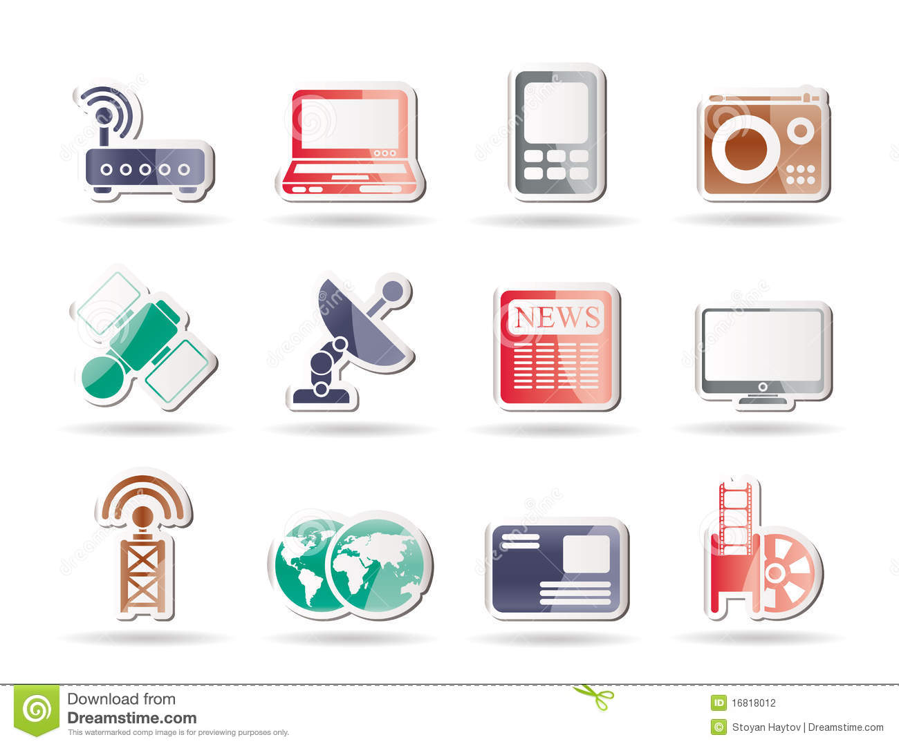 Communication Technology Icons