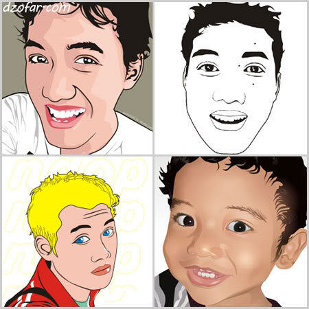 Convert Image to Vector Cartoon