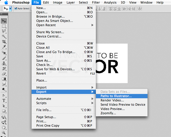 Convert Photoshop to Vector in Illustrator Convert Photoshop to Vector in Illustrator