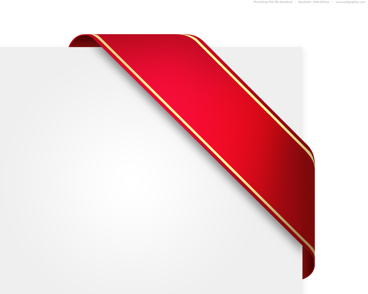 Corner Ribbon Template Corner Ribbon Template