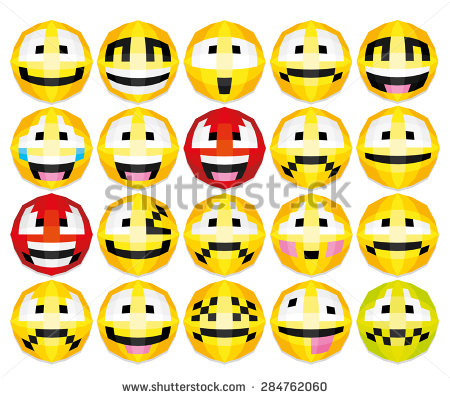Cute Emoji Cartoon Faces