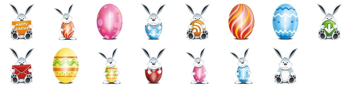 Easter Bunny Icons