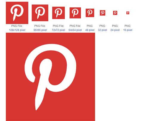 Email Signature Pinterest Icon