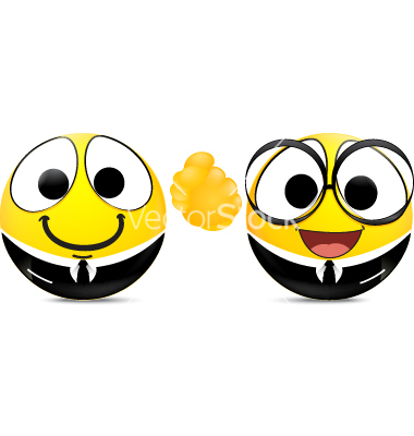 Emoticons Smiley Faces Shaking Hands