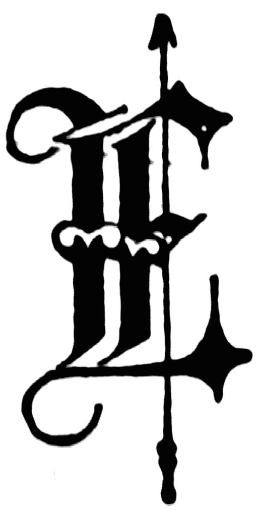 Fancy Old English Letter E