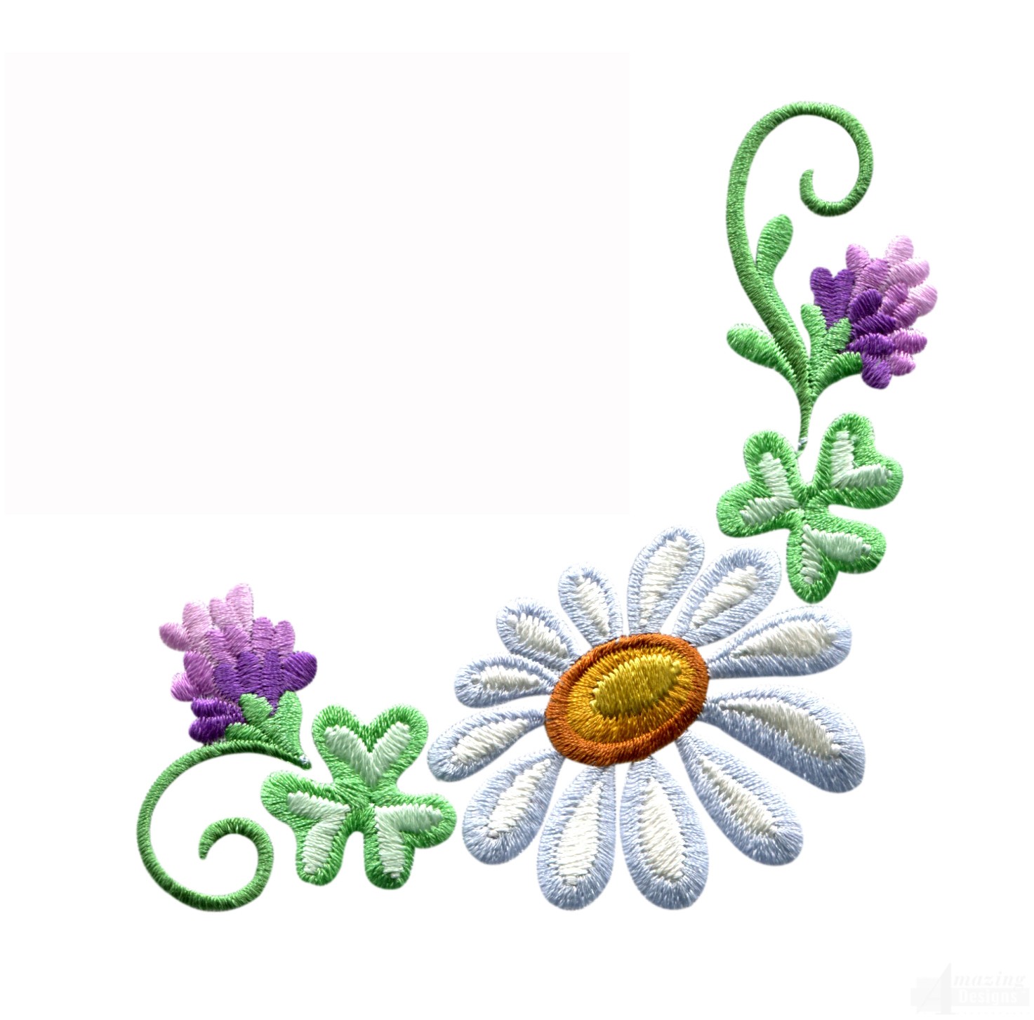 Floral Border Embroidery Designs