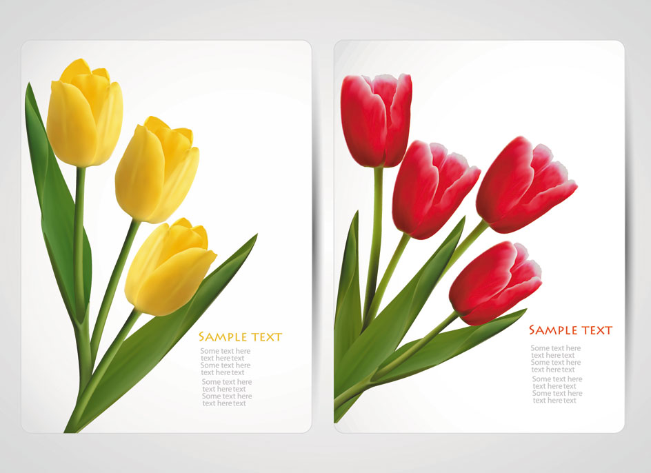 Flower Banner Vector Flower Banner Vector