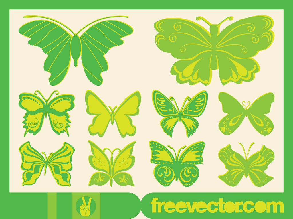 Free Butterfly Vector Graphics