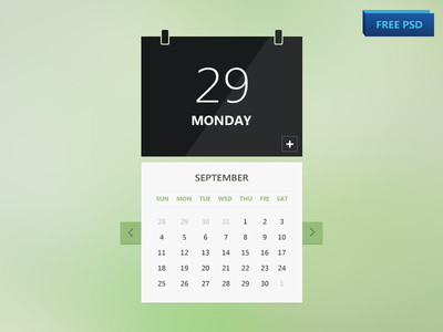 Free Calendar Templates Psd