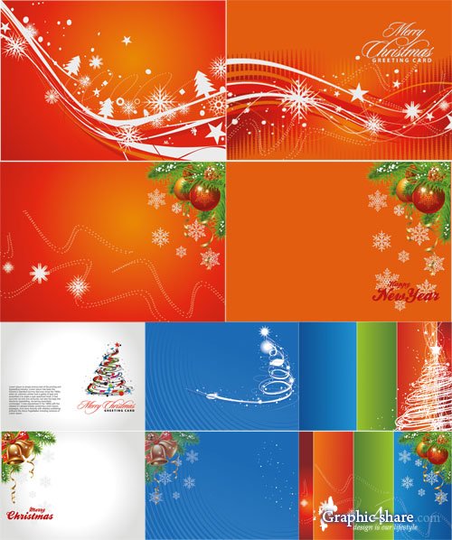Free Christmas Card PSD Template