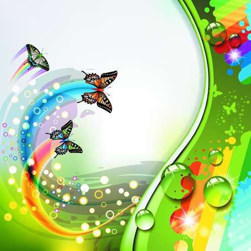 Free Clip Art Butterflies and Flowers