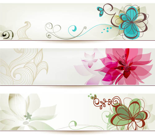 free flower clip art banner - photo #16