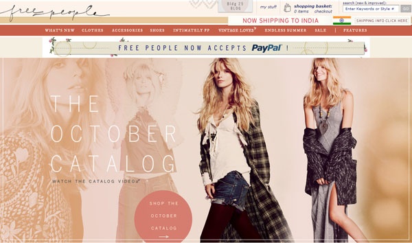 Free People Store Design