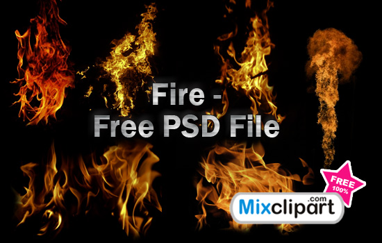 14 Free Psd Fire Transparent Images