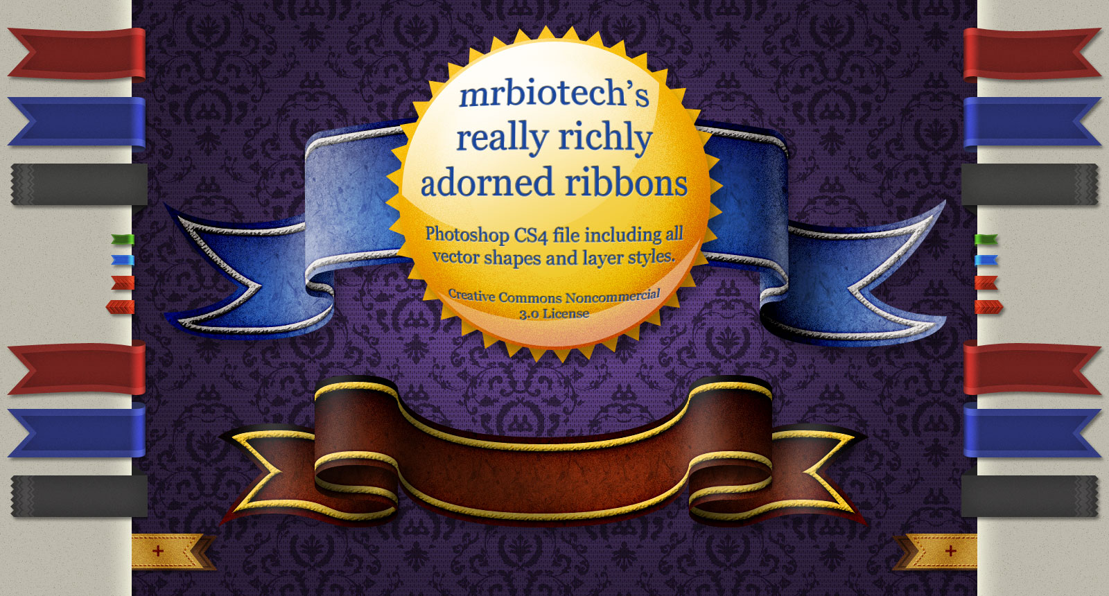 Free Photoshop Ribbon Banner