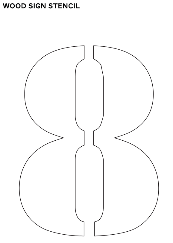 Free Printable Large Number Stencils Free Printable Large Number Stencils